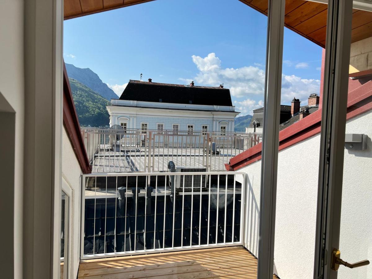 Ferienwohnung Gmunden Skyline Exterior foto