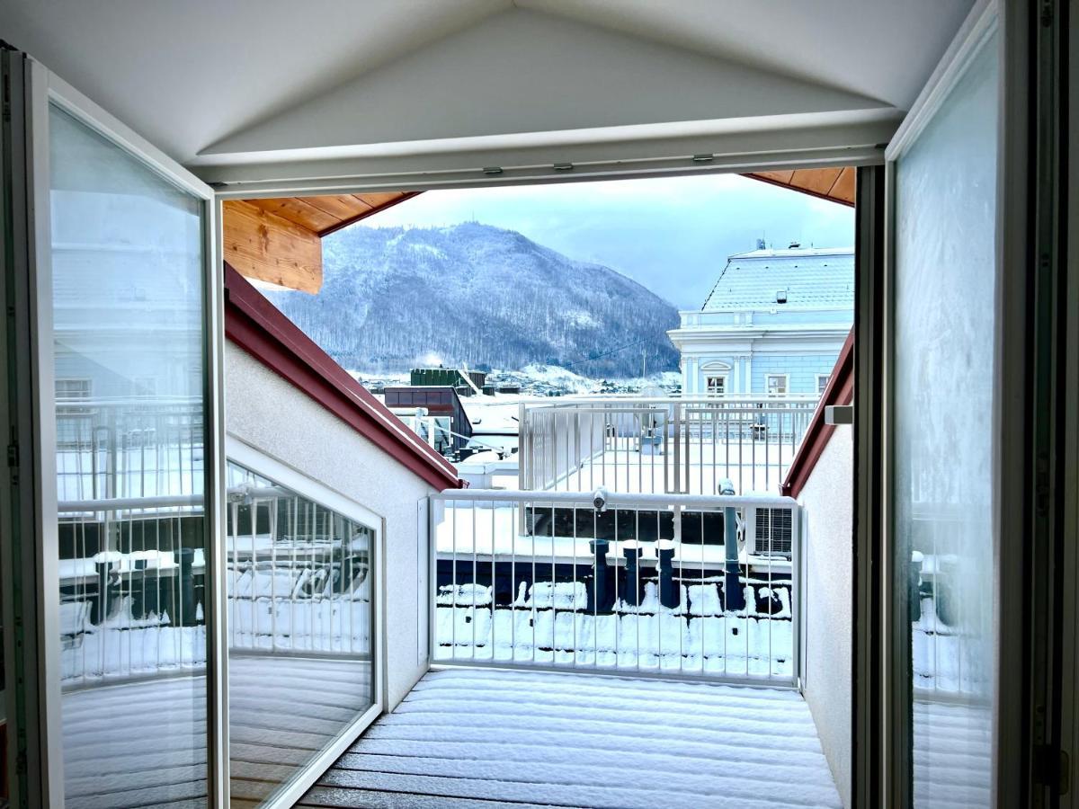 Ferienwohnung Gmunden Skyline Exterior foto